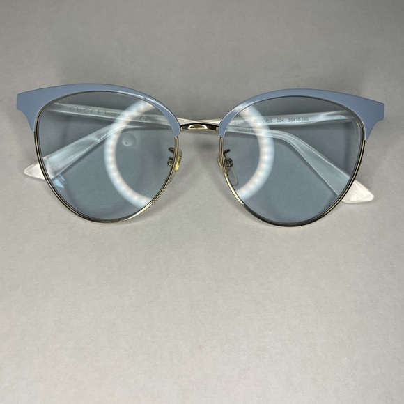 Gucci Round Style Light Blue Lens - Picture 6 of 7